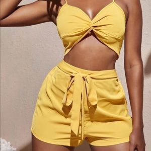 NEVER WORN YELLOW 2 PIECE